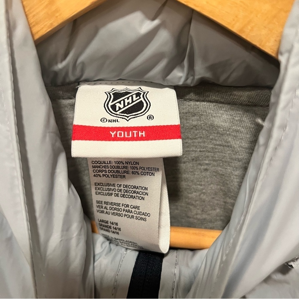 Seattle Kraken Youth Goal Line Stance Full Zip | Size Youth Large | NWT - Picture 8 of 11
